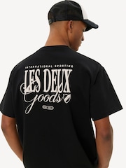 Les Deux Black Sporting Goods Logo T-Shirt - Image 6 of 8