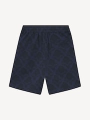 Les Deux Blue Lesley Flower Tile Allover Print Shorts - Image 7 of 7