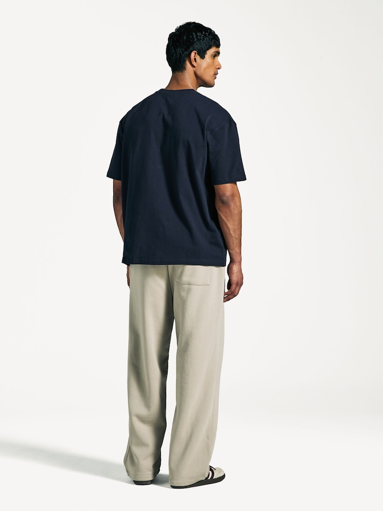 Les Deux Blue Crew Logo T-Shirt - Image 2 of 6