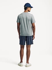 Les Deux Blue Lawson Stripe Shorts - Image 2 of 6
