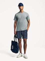 Les Deux Blue Lawson Stripe Shorts - Image 3 of 6