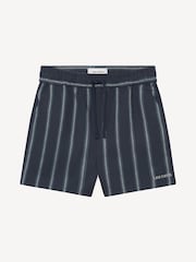 Les Deux Blue Lawson Stripe Shorts - Image 5 of 6