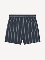 Les Deux Blue Lawson Stripe Shorts - Image 6 of 6