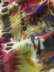 Multicoloured Tie Dye Print Slim Fit Long Sleeve Shirt - Image 7 of 7