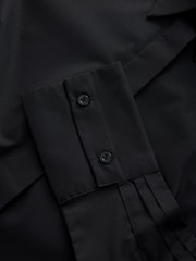 Black Fitted Stretch Essential Long Sleeve Shirt - Image 7 of 7