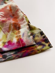 Multicoloured Tie Dye Print Textured Boxy T-Shirt - Image 3 of 3