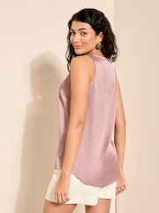 Friends Like These Pink V-Neck Shell Top - Image 4 of 4