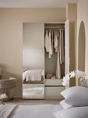 Mirror Sloane Glass Double Semi Fitted Wardrobe - Image 1 of 10