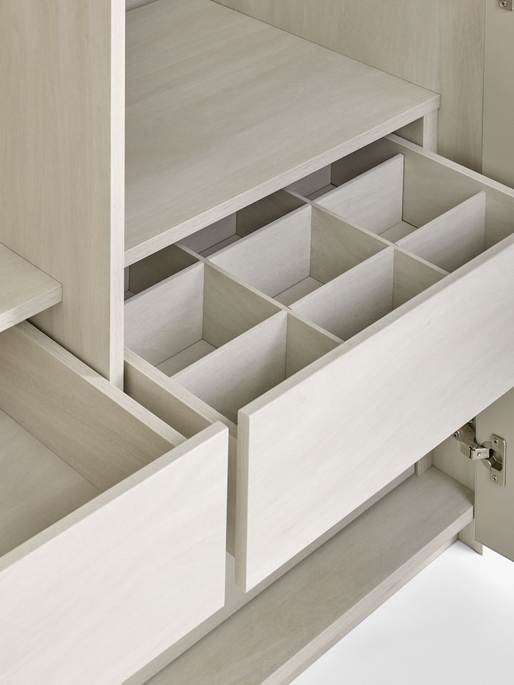 Mirror Sloane Glass Double Semi Fitted Wardrobe - Image 10 of 10
