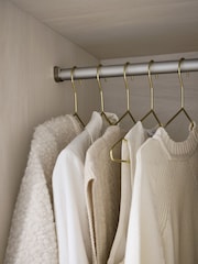 Mirror Sloane Glass Double Semi Fitted Wardrobe - Image 6 of 10