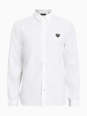 AllSaints White Amante Long Sleeve Shirt - Image 5 of 5