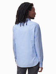 AllSaints Blue Amante Long Sleeve Shirt - Image 6 of 7