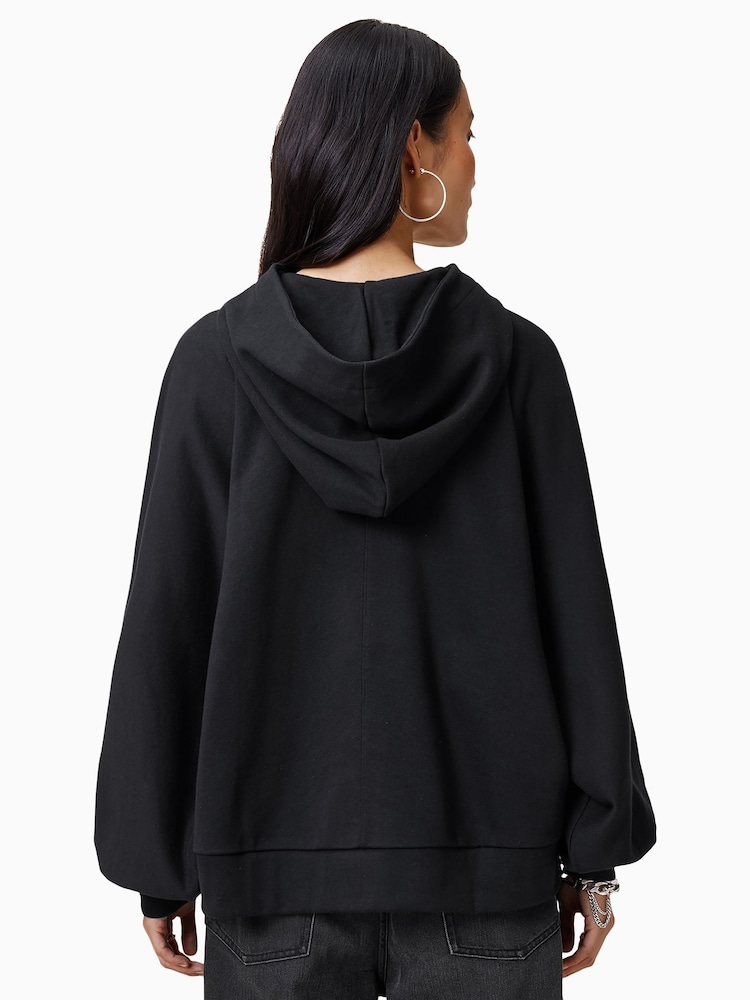 أسود - AllSaints Artia Hoodie - صورة 2 من 5