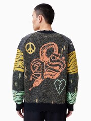 AllSaints Grey Akki Cardigan - Image 8 of 9