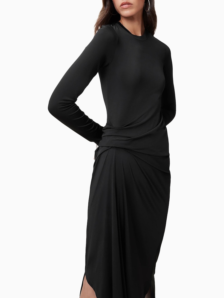 AllSaints Black Rivi Dress - Image 2 of 7