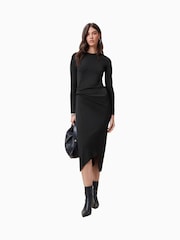AllSaints Black Rivi Dress - Image 3 of 7