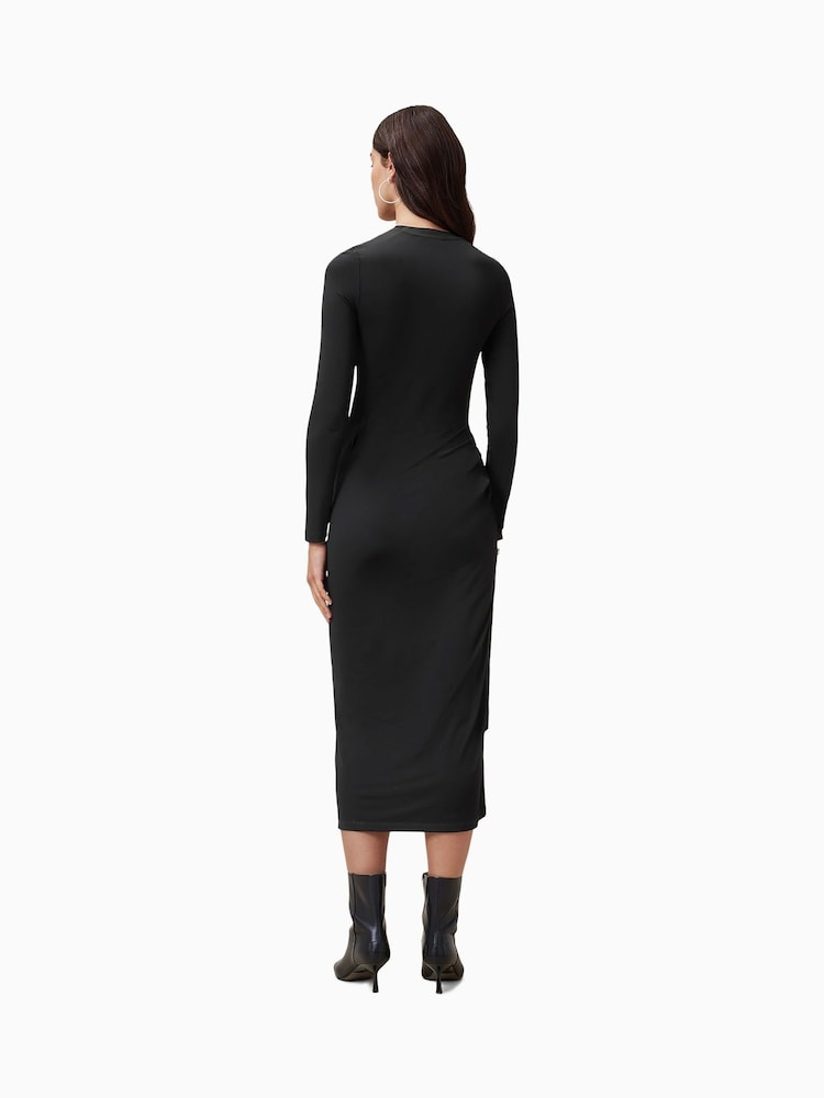 AllSaints Black Rivi Dress - Image 6 of 7