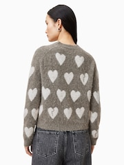 AllSaints Brown Amora Cardigan - Image 2 of 7