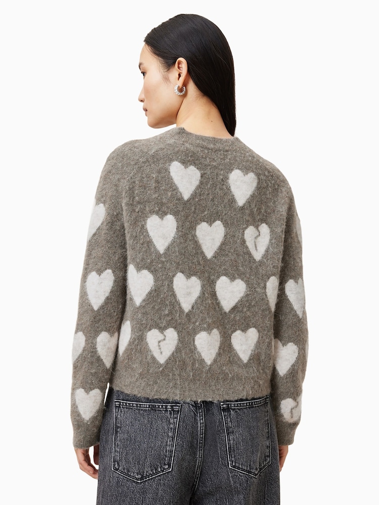 AllSaints Brown Amora Cardigan - Image 2 of 7