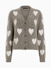 AllSaints Brown Amora Cardigan - Image 6 of 7