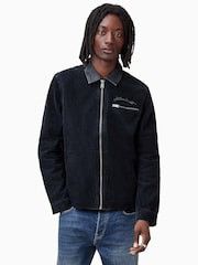 AllSaints Grey Rothwell Corduroy Jacket - Image 5 of 8
