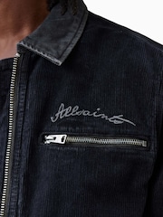 AllSaints Grey Rothwell Corduroy Jacket - Image 6 of 8