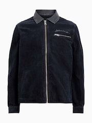 AllSaints Grey Rothwell Corduroy Jacket - Image 8 of 8