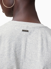 AllSaints Grey Artia 100% Organic cotton T-Shirt - Image 6 of 7