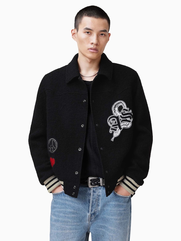AllSaints Ambaum Bomber Jacket - Imagen 1 de 10 AllSaints Ambaum Bomber Jacket - Imagen 1 de 10