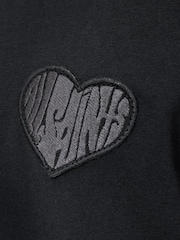 AllSaints Black 100% Organic Cotton Lover Short Sleeve Crew T-Shirt - Image 7 of 7