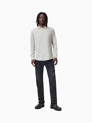 AllSaints Black Lorella Long Sleeve Shirt - Image 3 of 7