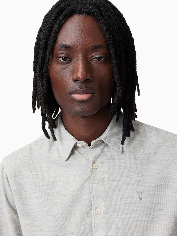 AllSaints Black Lorella Long Sleeve Shirt - Image 5 of 7