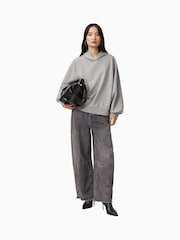 رمادي - AllSaints Artia Hoodie - صورة 5 من 6
