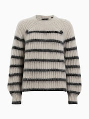 AllSaints Brown Riga Jumper - Image 6 of 6