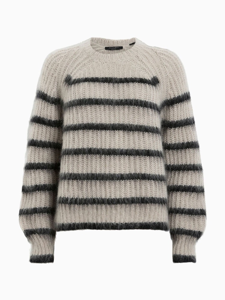 AllSaints Brown Riga Jumper - Image 6 of 6