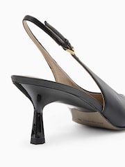 AllSaints Black Denver Slingbacks - Image 5 of 5