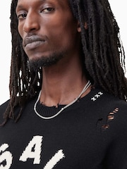 AllSaints Black Diageo Crew Jumper - Image 4 of 6