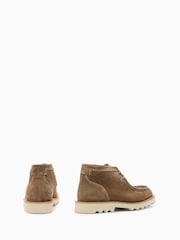 AllSaints Grey Skiff Suede Boots - Image 3 of 5