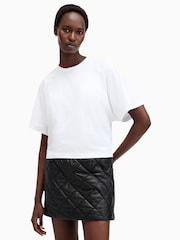 AllSaints White Artia 100% Organic cotton T-Shirt - Image 1 of 2