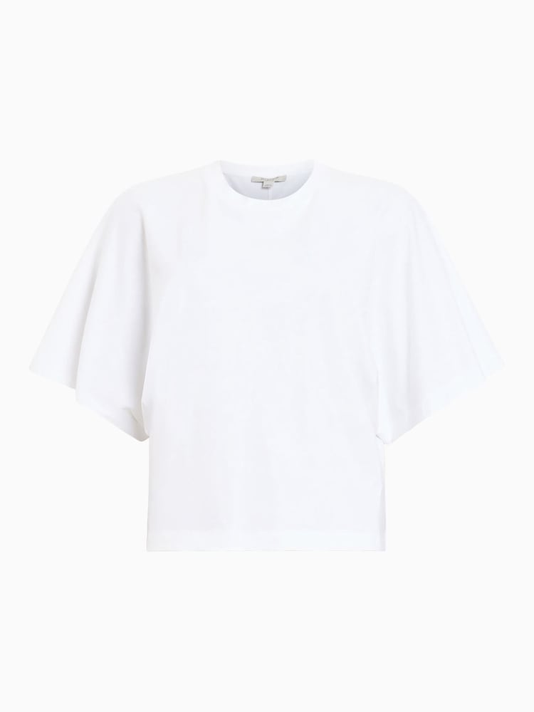 AllSaints White Artia 100% Organic cotton T-Shirt - Image 2 of 2