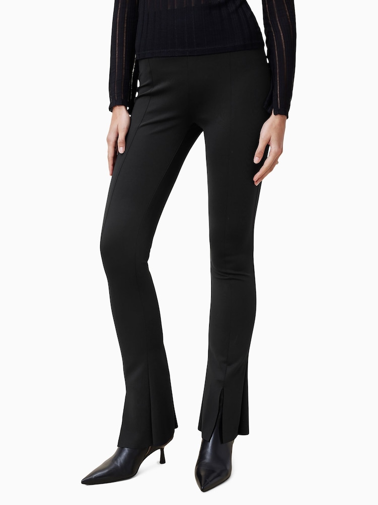 AllSaints Black Ryla Trousers - Image 2 of 6