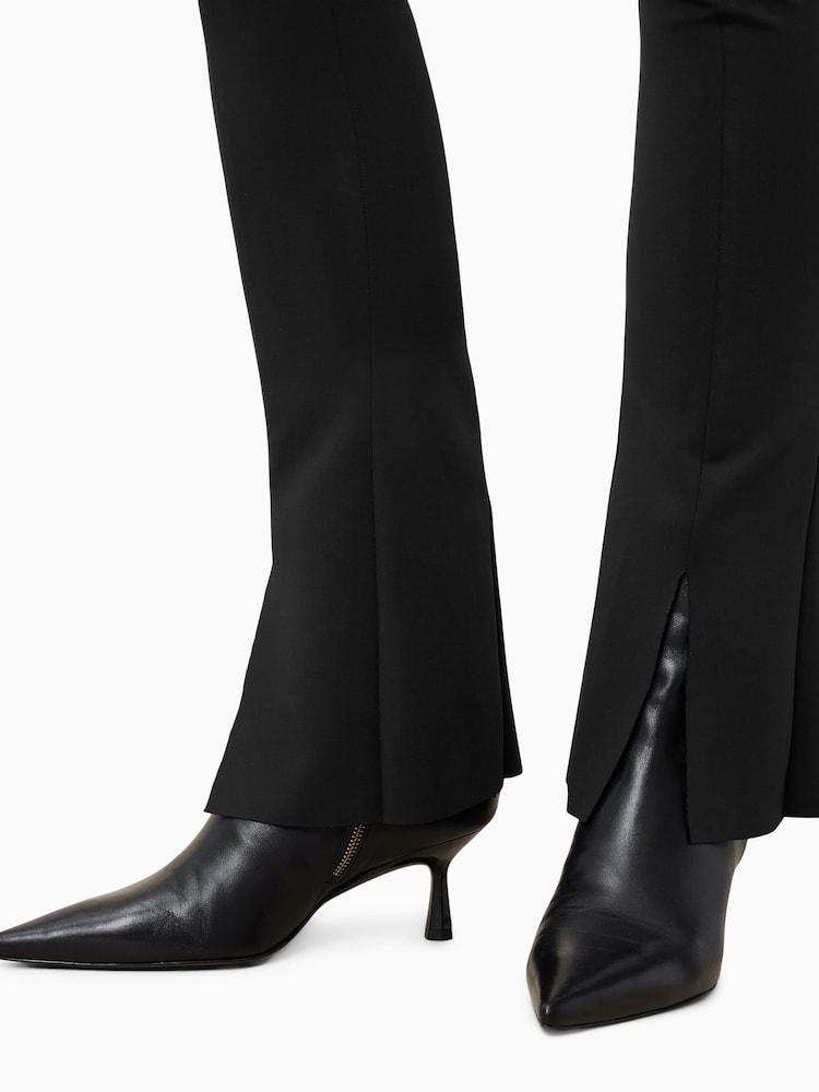 AllSaints Black Ryla Trousers - Image 3 of 6