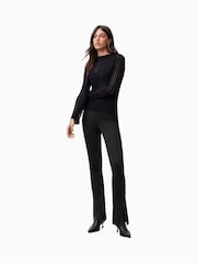 AllSaints Black Ryla Trousers - Image 4 of 6