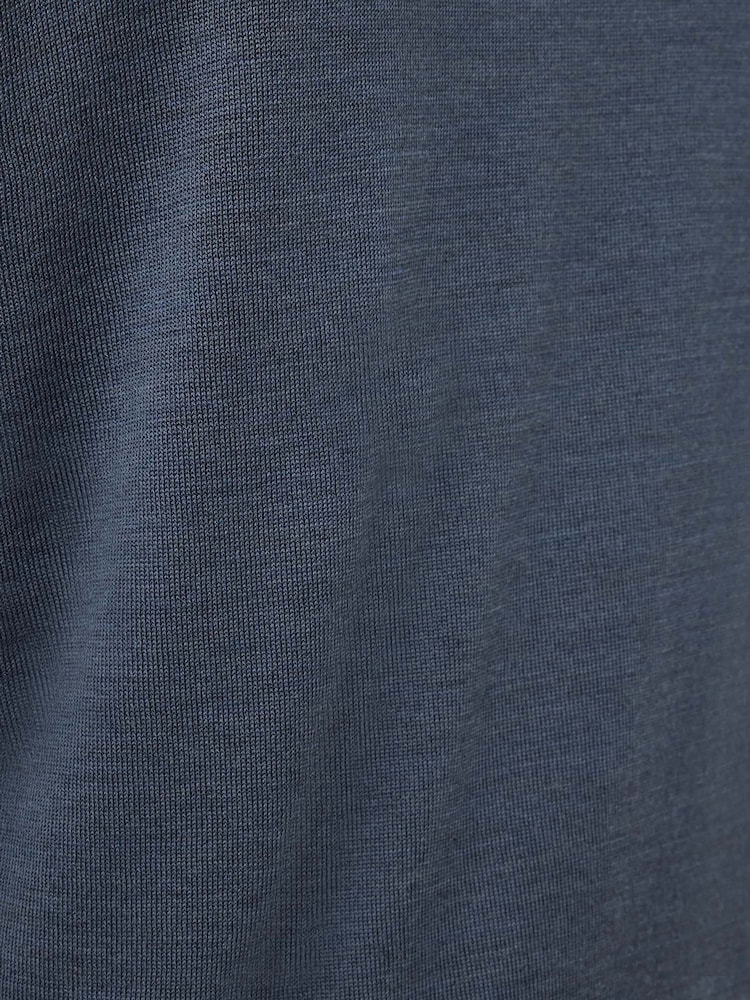 AllSaints Pitched Blue Mode Merino Crew Jumper - Image 5 of 6