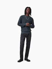 AllSaints Blue Aspen Crew Jumper - Image 4 of 7