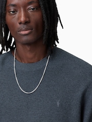 AllSaints Blue Aspen Crew Jumper - Image 6 of 7