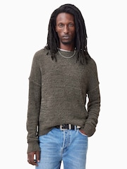 AllSaints Brown Chillion Crew Jumper - Image 1 of 9