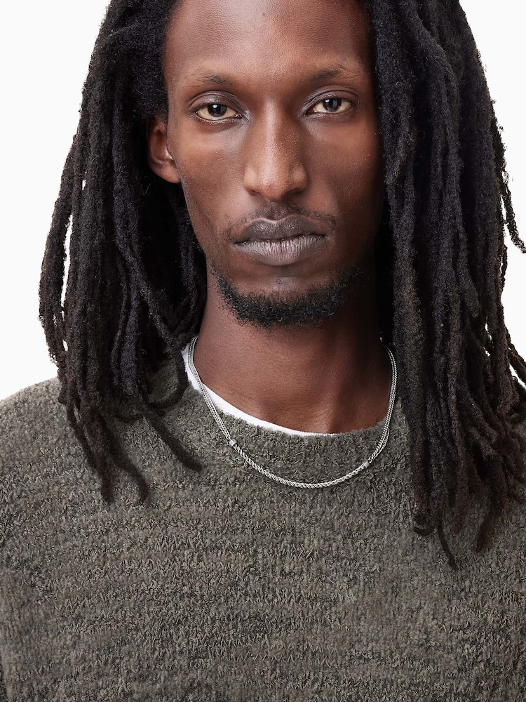 AllSaints Brown Chillion Crew Jumper - Image 2 of 9