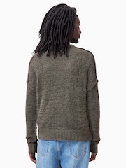 AllSaints Brown Chillion Crew Jumper - Image 8 of 9