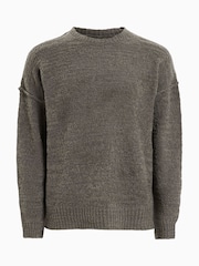 AllSaints Brown Chillion Crew Jumper - Image 9 of 9